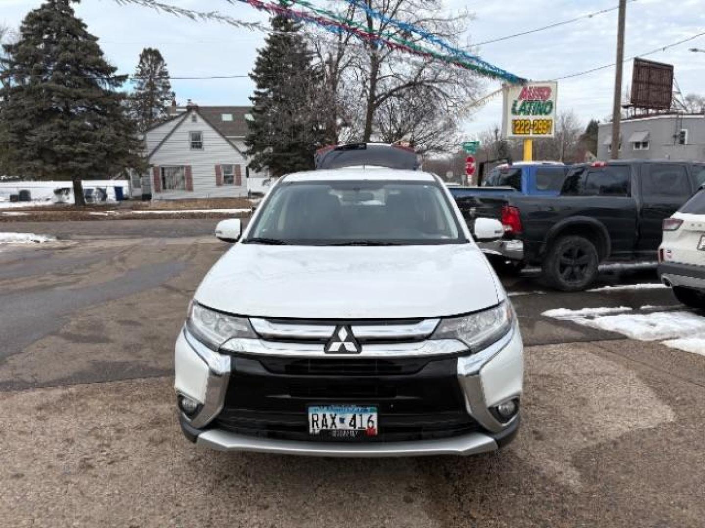 2016 Diamond White Mitsubishi Outlander SE AWD (JA4AZ3A32GZ) with an 2.4L L4 DOHC 16V engine, Continuously Variabl transmission, located at 745 S Robert St, St. Paul, MN, 55107, (651) 222-2991, 44.923389, -93.081215 - Photo#5