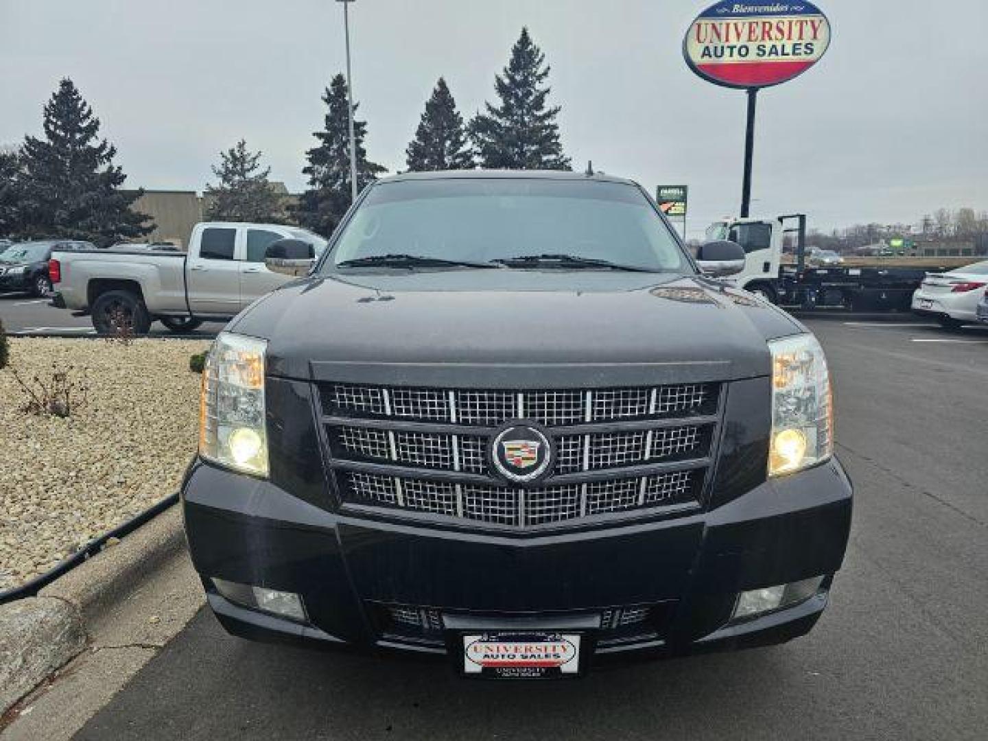 2014 Black Raven Cadillac Escalade ESV AWD Premium (1GYS4JEF6ER) with an 6.2L V8 OHV 16V FFV engine, 6-Speed Automatic transmission, located at 3301 W Hwy 13, Burnsville, MN, 55337, (952) 460-3200, 44.775333, -93.320808 - Photo#0