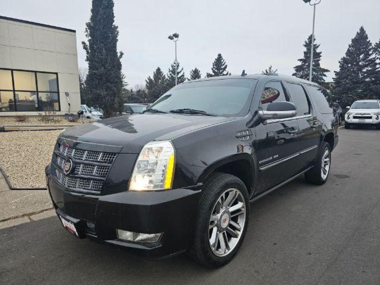 2014 Black Raven Cadillac Escalade ESV AWD Premium (1GYS4JEF6ER) with an 6.2L V8 OHV 16V FFV engine, 6-Speed Automatic transmission, located at 3301 W Hwy 13, Burnsville, MN, 55337, (952) 460-3200, 44.775333, -93.320808 - Photo#1