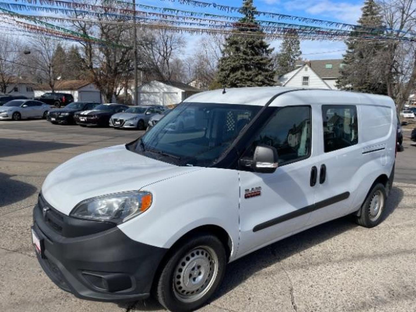 2015 Bright White RAM ProMaster City Tradesman (ZFBERFAT3F6) with an 2.4L L4 engine, 9-Speed Automatic transmission, located at 745 S Robert St, St. Paul, MN, 55107, (651) 222-2991, 44.923389, -93.081215 - Photo#0