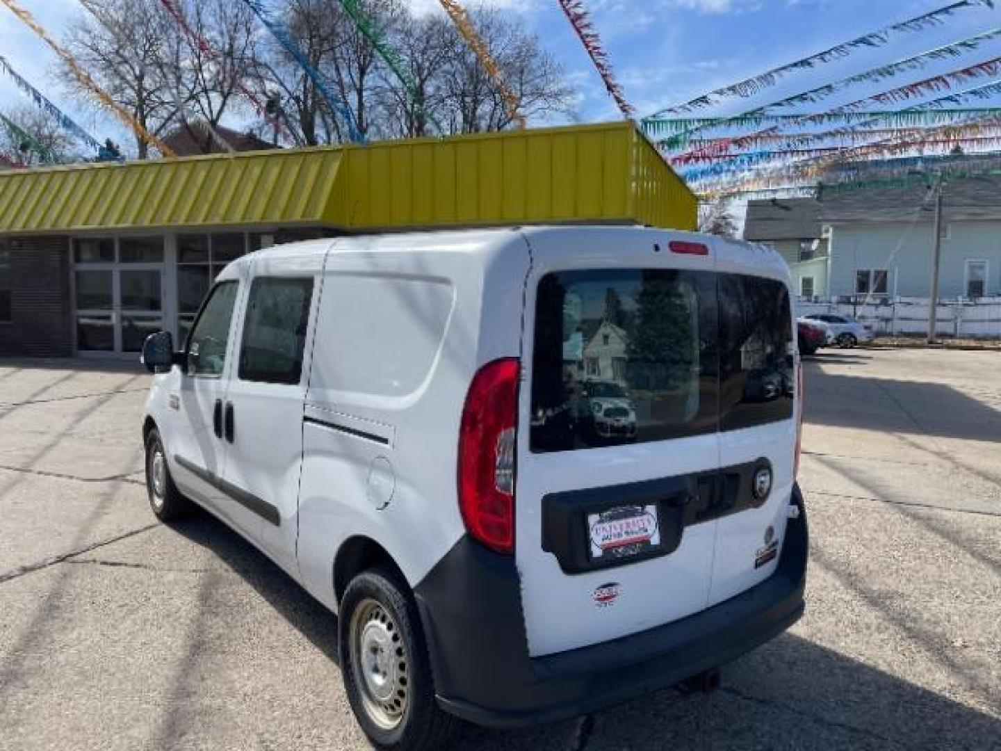 2015 Bright White RAM ProMaster City Tradesman (ZFBERFAT3F6) with an 2.4L L4 engine, 9-Speed Automatic transmission, located at 745 S Robert St, St. Paul, MN, 55107, (651) 222-2991, 44.923389, -93.081215 - Photo#2