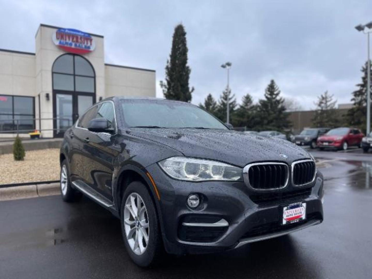 2015 Space Gray Metallic BMW X6 xDrive35i (5UXKU2C57F0) with an 3.0L L6 DOHC 24V engine, 8-Speed Automatic transmission, located at 745 S Robert St, St. Paul, MN, 55107, (651) 222-2991, 44.923389, -93.081215 - Photo#0