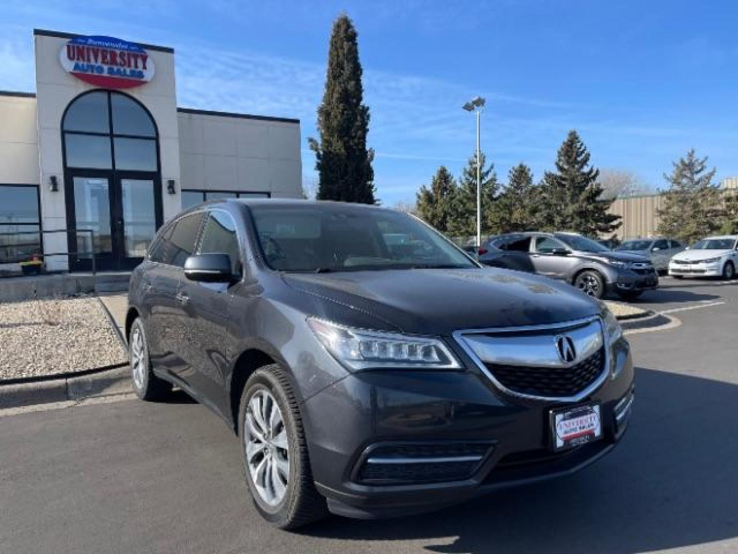 2014 GRAY Acura MDX SH-AWD 6-Spd AT w/Tech Package (5FRYD4H4XEB) with an 3.5L V6 SOHC 24V engine, 6-Speed Automatic transmission, located at 3301 W Hwy 13, Burnsville, MN, 55337, (952) 460-3200, 44.775333, -93.320808 - Photo#0