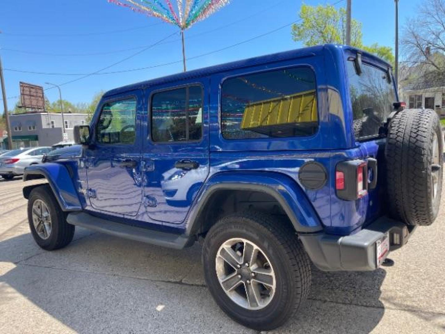 2019 BLUE Jeep Wrangler Unlimited Sahara (1C4HJXEGXKW) with an 3.6L V6 DOHC 24V FFV engine, 6-Speed Manual transmission, located at 3301 W Hwy 13, Burnsville, MN, 55337, (952) 460-3200, 44.775333, -93.320808 - Photo#6