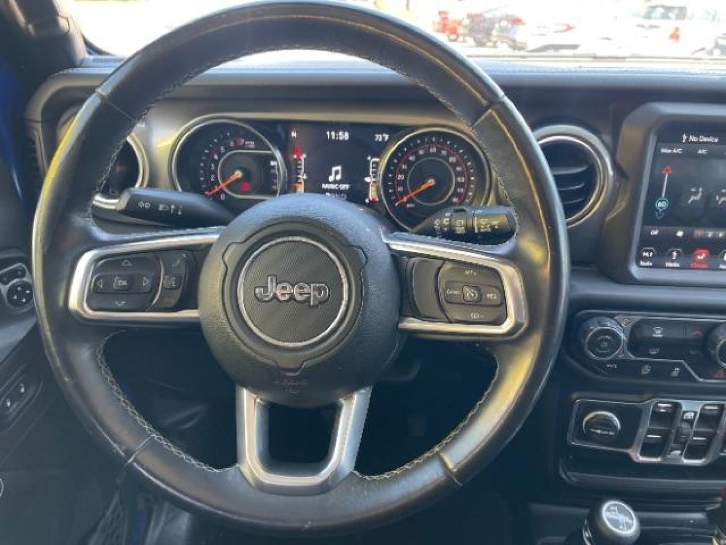2019 BLUE Jeep Wrangler Unlimited Sahara (1C4HJXEGXKW) with an 3.6L V6 DOHC 24V FFV engine, 6-Speed Manual transmission, located at 3301 W Hwy 13, Burnsville, MN, 55337, (952) 460-3200, 44.775333, -93.320808 - Photo#11