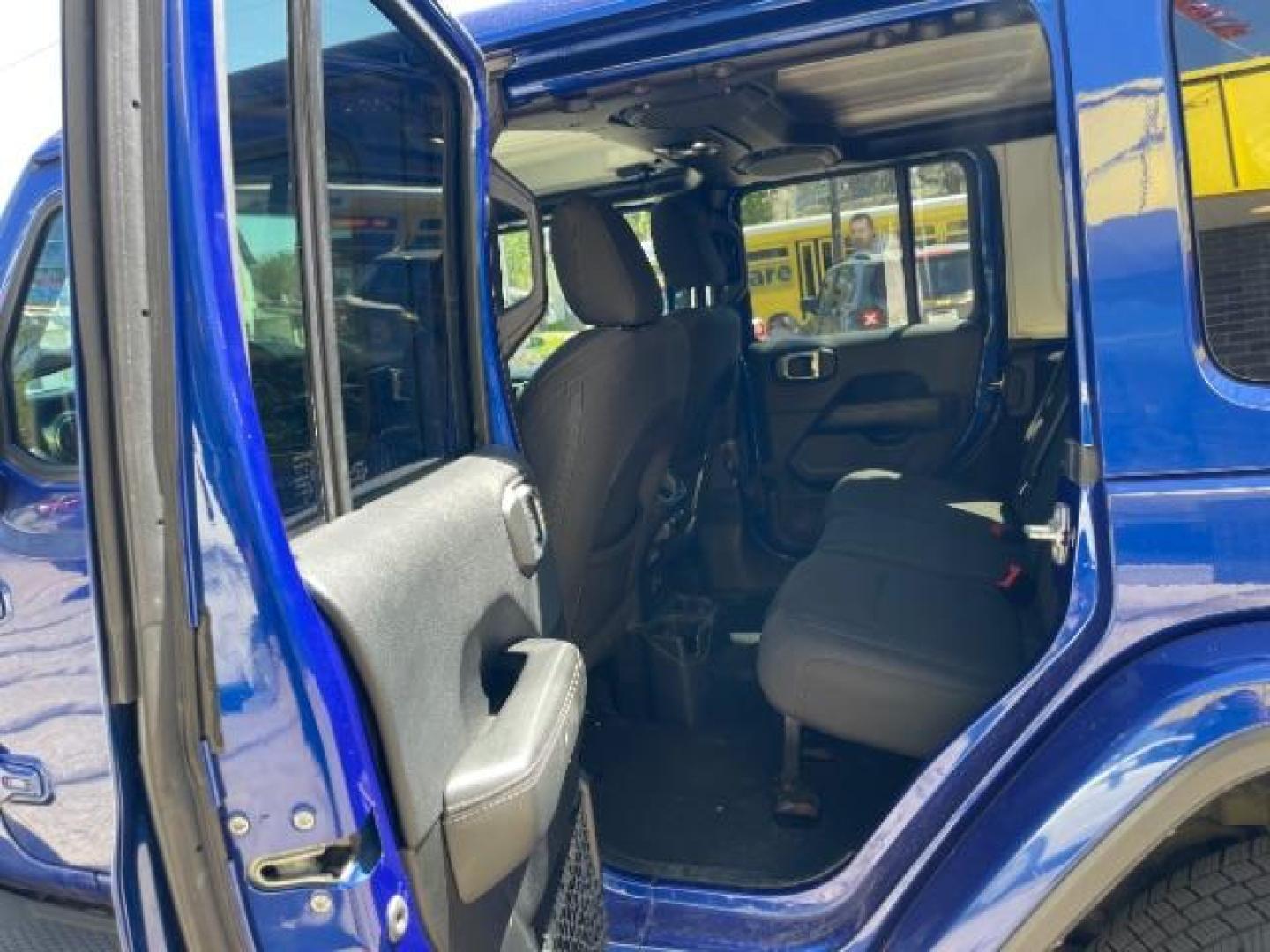 2019 BLUE Jeep Wrangler Unlimited Sahara (1C4HJXEGXKW) with an 3.6L V6 DOHC 24V FFV engine, 6-Speed Manual transmission, located at 3301 W Hwy 13, Burnsville, MN, 55337, (952) 460-3200, 44.775333, -93.320808 - Photo#13