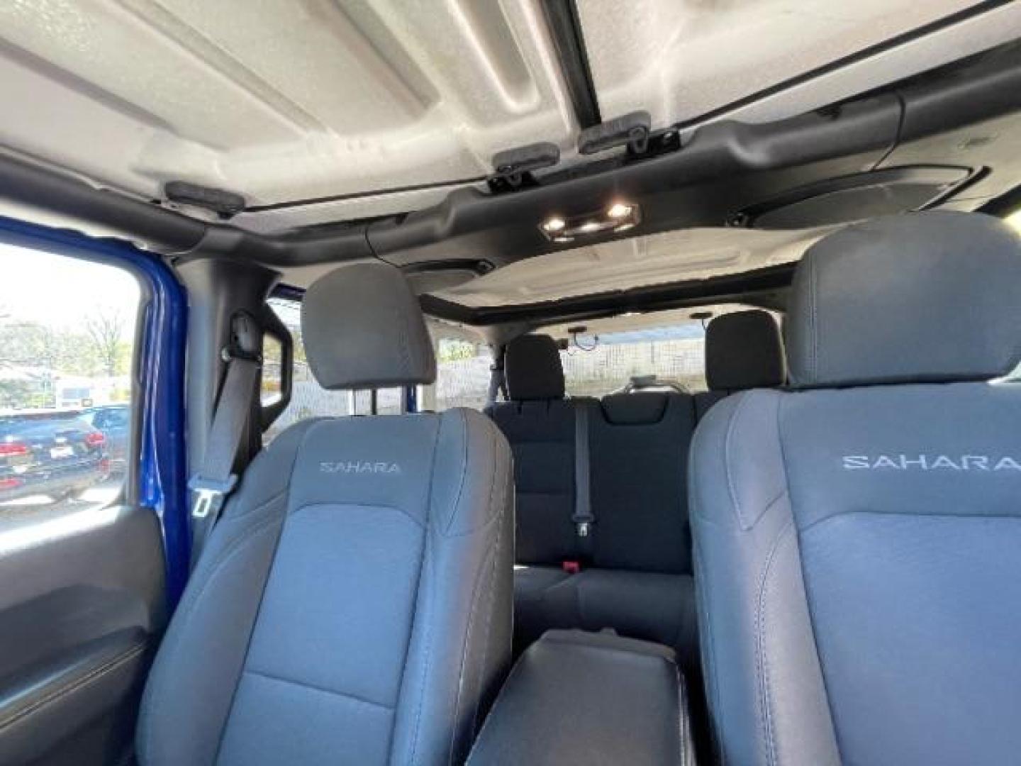2019 BLUE Jeep Wrangler Unlimited Sahara (1C4HJXEGXKW) with an 3.6L V6 DOHC 24V FFV engine, 6-Speed Manual transmission, located at 3301 W Hwy 13, Burnsville, MN, 55337, (952) 460-3200, 44.775333, -93.320808 - Photo#14
