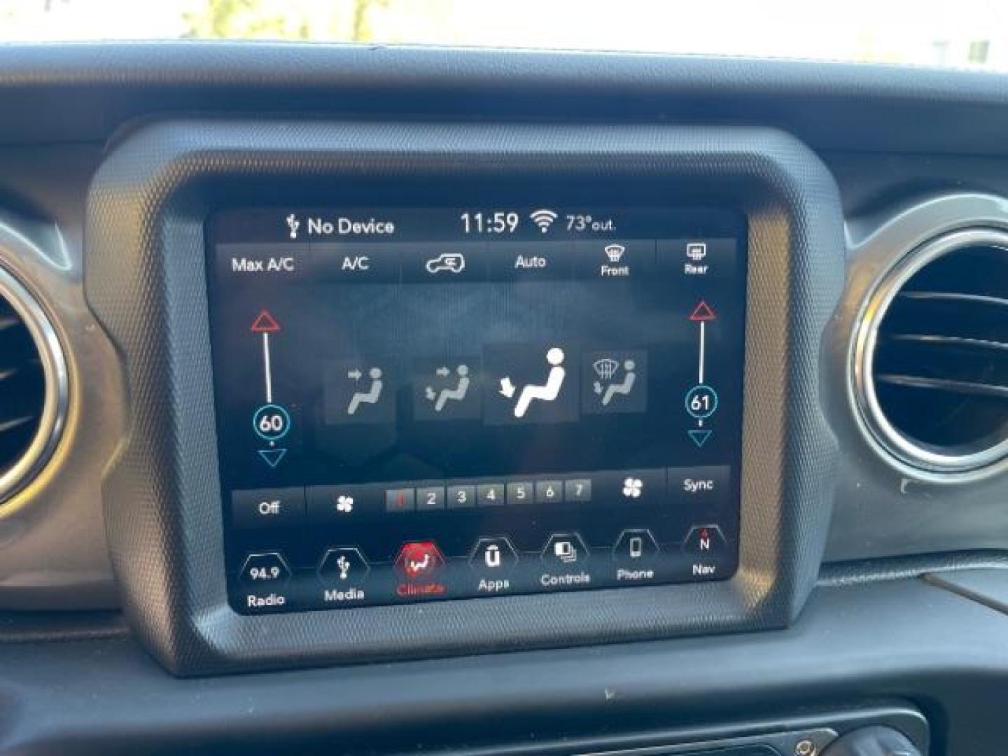 2019 BLUE Jeep Wrangler Unlimited Sahara (1C4HJXEGXKW) with an 3.6L V6 DOHC 24V FFV engine, 6-Speed Manual transmission, located at 3301 W Hwy 13, Burnsville, MN, 55337, (952) 460-3200, 44.775333, -93.320808 - Photo#21