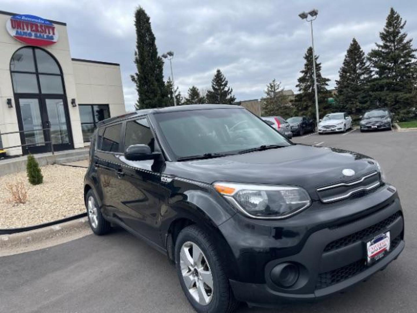 2019 Shadow Black Kia Soul Base 6M (KNDJN2A22K7) with an 1.6L L4 DOHC 16V engine, 6-Speed Manual transmission, located at 745 S Robert St, St. Paul, MN, 55107, (651) 222-2991, 44.923389, -93.081215 - Photo#0