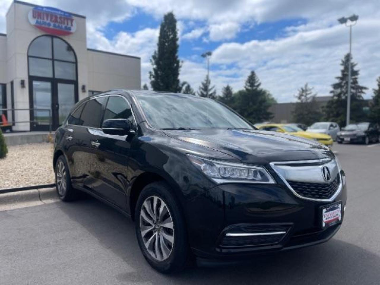 2014 Crystal Black Pearl Acura MDX SH-AWD 6-Spd AT w/Tech Package (5FRYD4H46EB) with an 3.5L V6 SOHC 24V engine, 6-Speed Automatic transmission, located at 745 S Robert St, St. Paul, MN, 55107, (651) 222-2991, 44.923389, -93.081215 - Photo#4