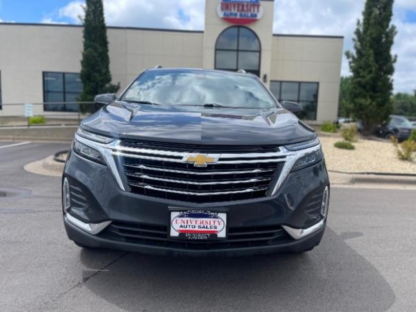 2022 Iron Gray Metallic Chevrolet Equinox Premier AWD (2GNAXXEV6N6) with an 1.5L L4 DOHC 16V TURBO engine, 6-Speed Automatic transmission, located at 745 S Robert St, St. Paul, MN, 55107, (651) 222-2991, 44.923389, -93.081215 - Photo#1