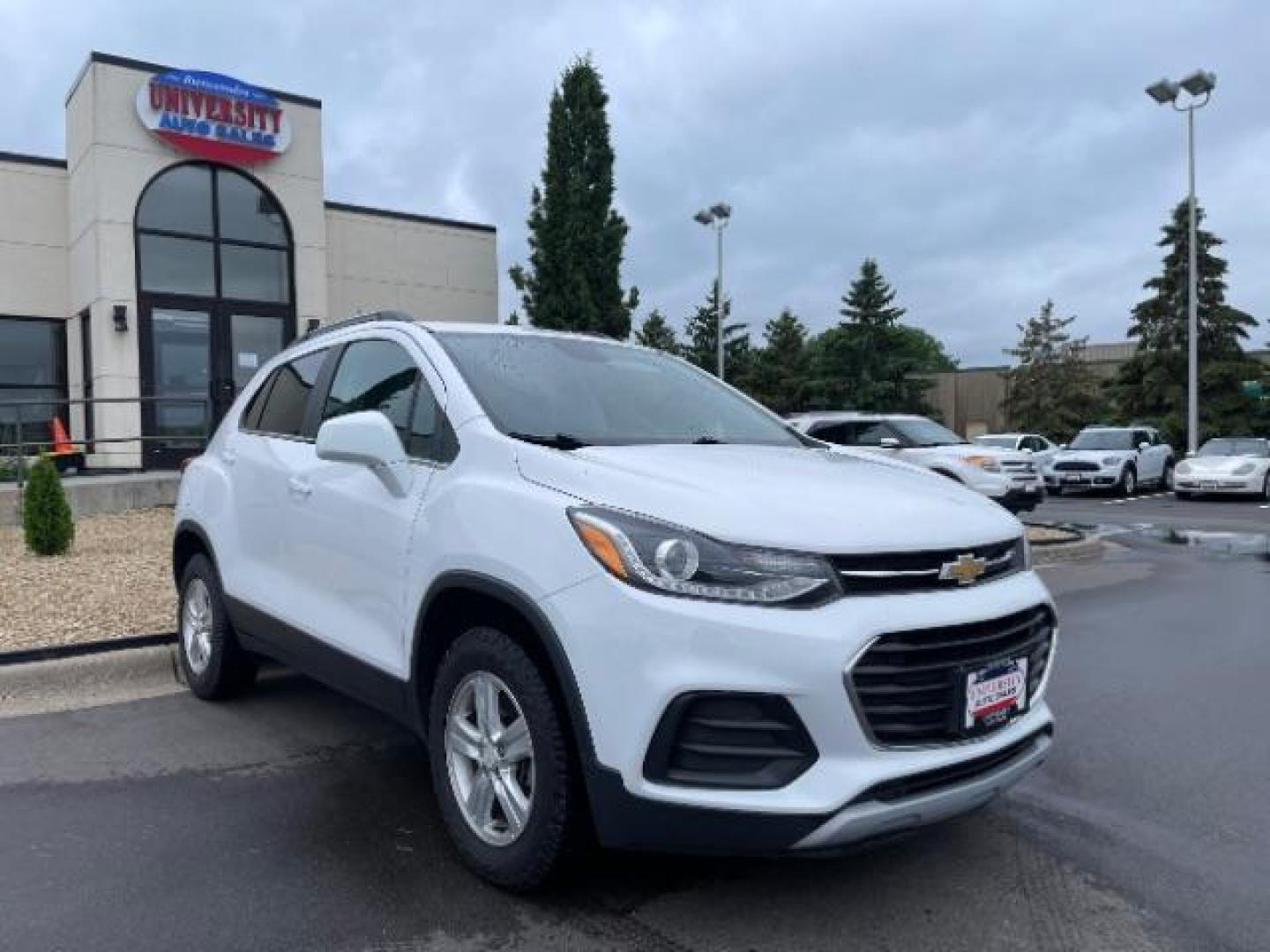 2020 Summit White Chevrolet Trax LT AWD (3GNCJPSB9LL) with an 1.4L L4 DOHC 16V engine, 6-Speed Automatic transmission, located at 745 S Robert St, St. Paul, MN, 55107, (651) 222-2991, 44.923389, -93.081215 - Photo#0