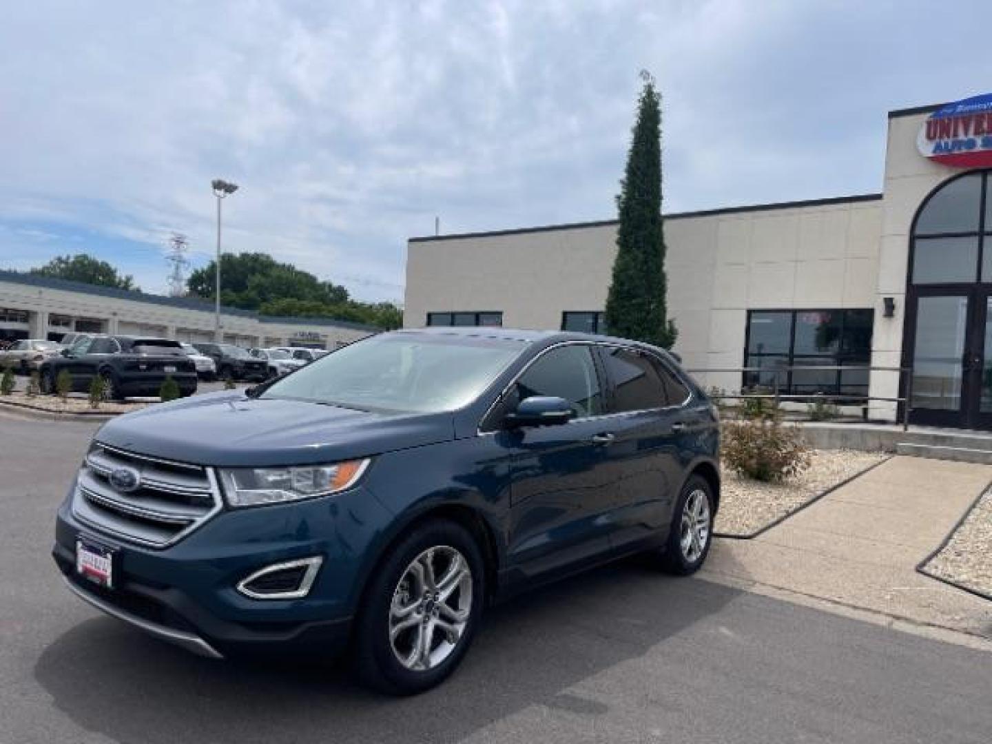 2016 Too Good To Be Blue Metallic Ford Edge Titanium AWD (2FMPK4K9XGB) with an 2.0L L4 DOHC 16V engine, 6-Speed Automatic transmission, located at 3301 W Hwy 13, Burnsville, MN, 55337, (952) 460-3200, 44.775333, -93.320808 - Photo#2