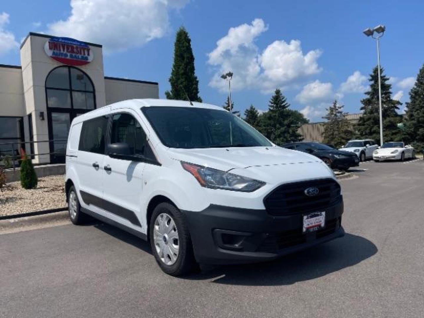 2021 White Ford Transit Connect Cargo Van XL LWB w/Rear 180 Degree Door (NM0LS7E21M1) with an 2.0L L4 DOHC 16V engine, 6-Speed Automatic transmission, located at 3301 W Hwy 13, Burnsville, MN, 55337, (952) 460-3200, 44.775333, -93.320808 - Photo#0