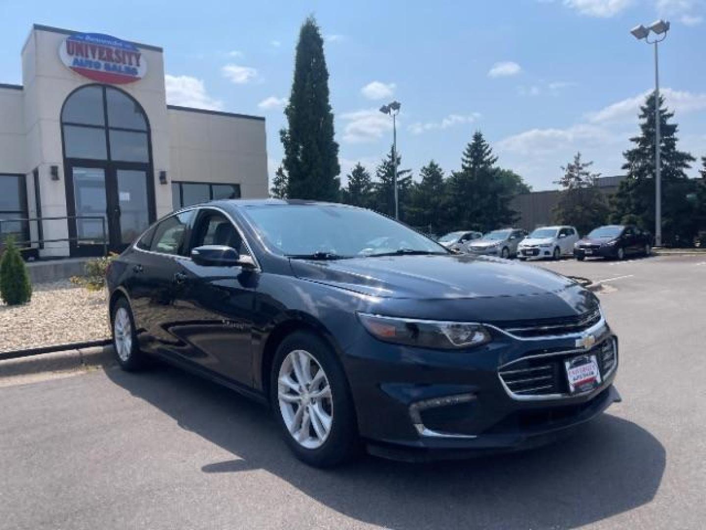 2017 Blue Velvet Metallic Chevrolet Malibu 1LT (1G1ZE5ST5HF) with an 1.5L L4 DOHC 16V engine, 6-Speed Automatic transmission, located at 745 S Robert St, St. Paul, MN, 55107, (651) 222-2991, 44.923389, -93.081215 - Photo#0