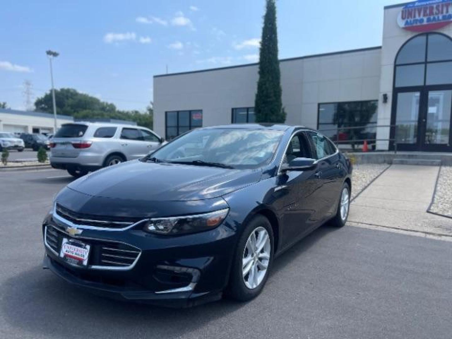 2017 Blue Velvet Metallic Chevrolet Malibu 1LT (1G1ZE5ST5HF) with an 1.5L L4 DOHC 16V engine, 6-Speed Automatic transmission, located at 745 S Robert St, St. Paul, MN, 55107, (651) 222-2991, 44.923389, -93.081215 - Photo#1