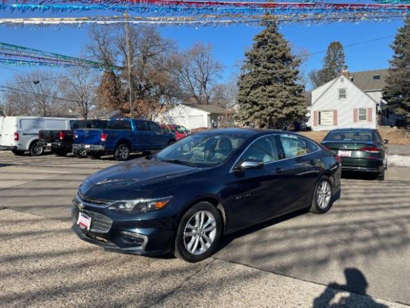 2017 Blue Velvet Metallic Chevrolet Malibu 1LT (1G1ZE5ST5HF) with an 1.5L L4 DOHC 16V engine, 6-Speed Automatic transmission, located at 745 S Robert St, St. Paul, MN, 55107, (651) 222-2991, 44.923389, -93.081215 - Photo#1