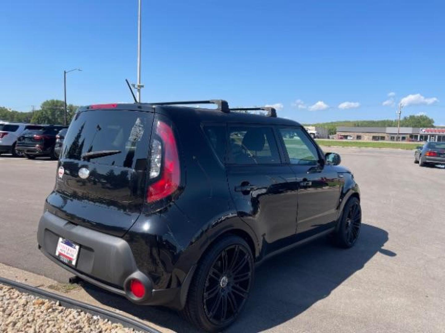 2014 Shadow Black Kia Soul Base (KNDJN2A26E7) with an 1.6L L4 DOHC 16V engine, located at 745 S Robert St, St. Paul, MN, 55107, (651) 222-2991, 44.923389, -93.081215 - Photo#3