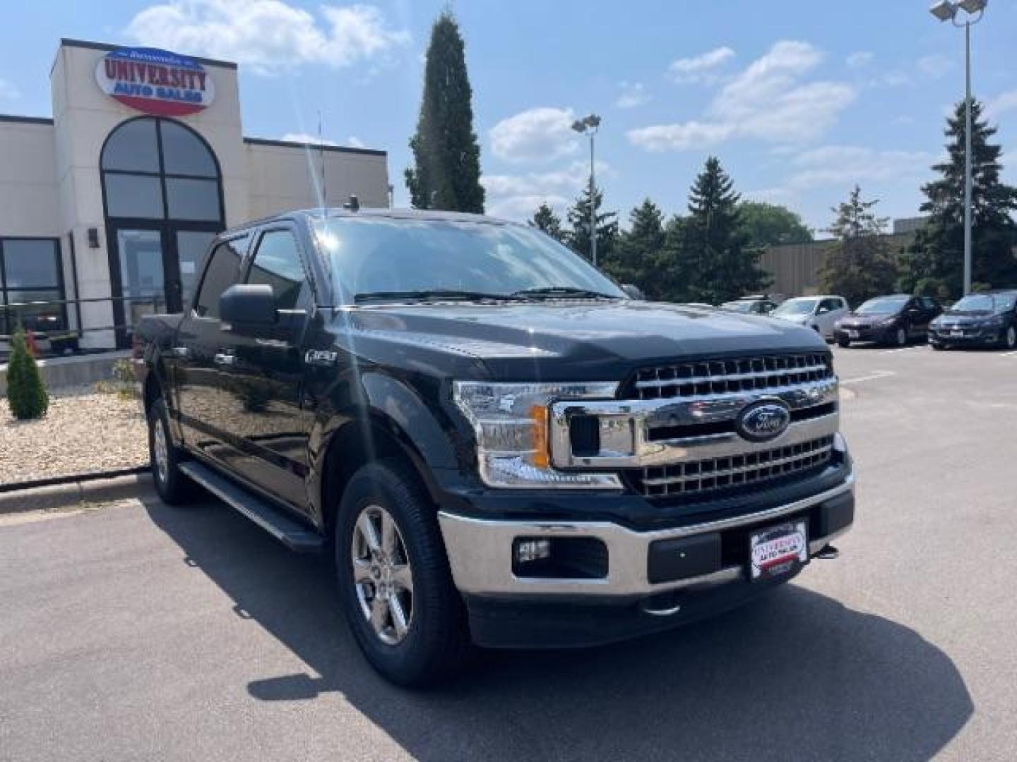 2020 Agate Black Ford F-150 XLT SuperCrew 5.5-ft. Bed 4WD (1FTEW1EP8LF) with an 2.7L V6 DOHC 24V engine, 6-Speed Automatic transmission, located at 745 S Robert St, St. Paul, MN, 55107, (651) 222-2991, 44.923389, -93.081215 - Photo#0