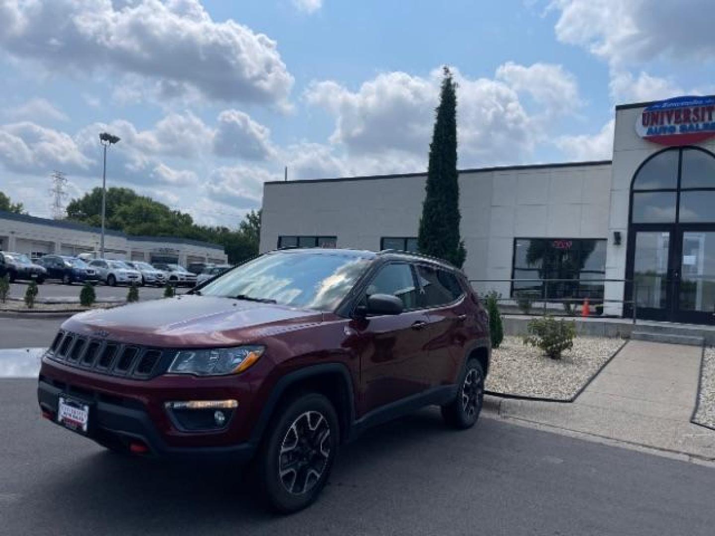 2021 Red Jeep Compass Trailhawk 4WD (3C4NJDDB3MT) with an 2.4L L4 DOHC 16V engine, 9-Speed Automatic transmission, located at 3301 W Hwy 13, Burnsville, MN, 55337, (952) 460-3200, 44.775333, -93.320808 - Photo#4