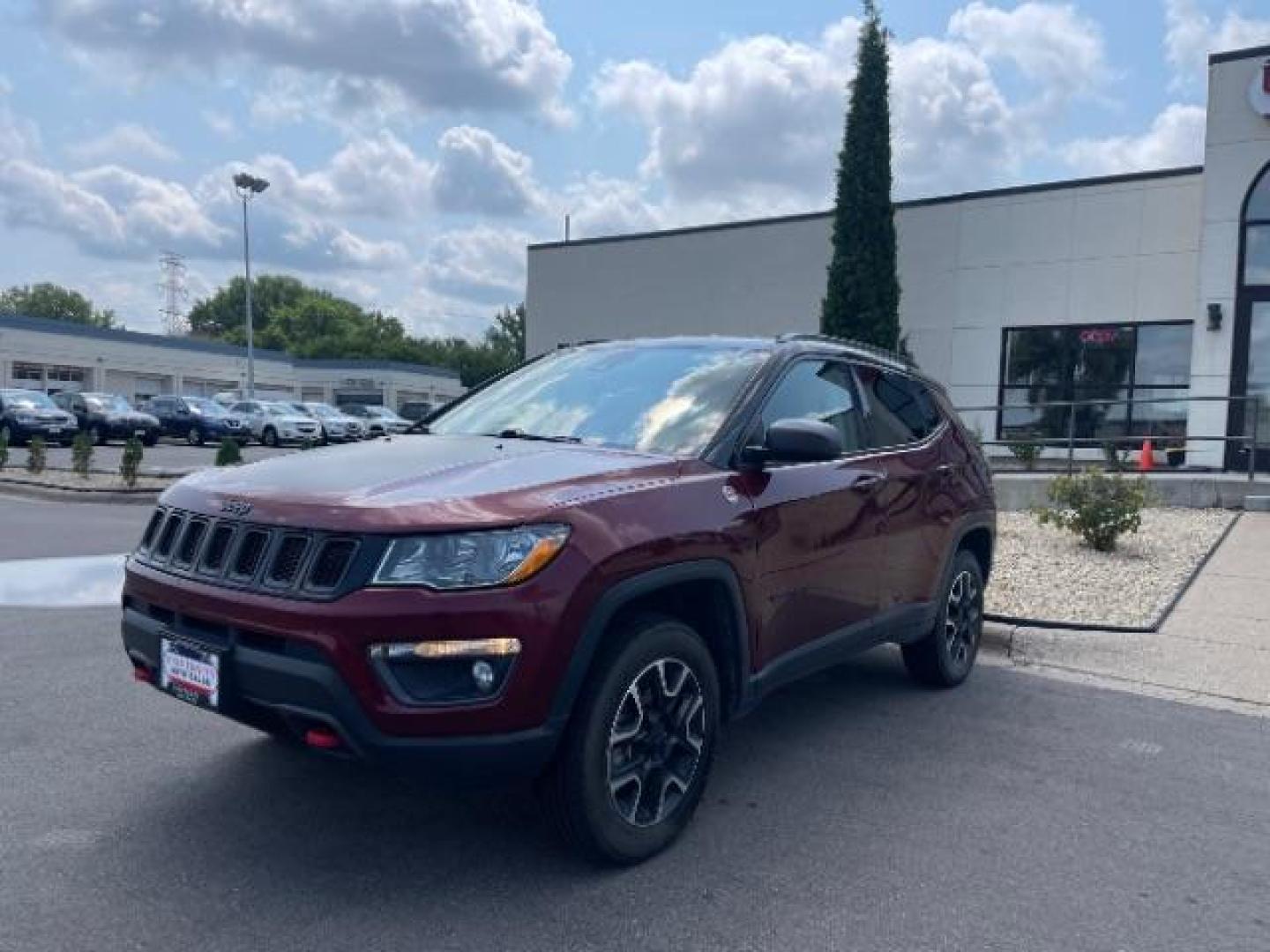 2021 Red Jeep Compass Trailhawk 4WD (3C4NJDDB3MT) with an 2.4L L4 DOHC 16V engine, 9-Speed Automatic transmission, located at 3301 W Hwy 13, Burnsville, MN, 55337, (952) 460-3200, 44.775333, -93.320808 - Photo#5