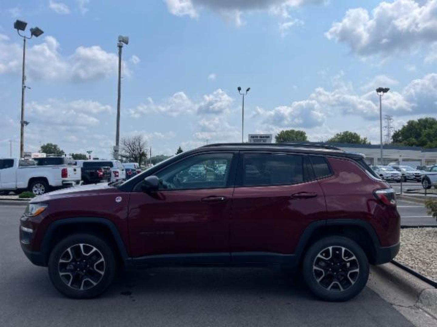 2021 Red Jeep Compass Trailhawk 4WD (3C4NJDDB3MT) with an 2.4L L4 DOHC 16V engine, 9-Speed Automatic transmission, located at 3301 W Hwy 13, Burnsville, MN, 55337, (952) 460-3200, 44.775333, -93.320808 - Photo#6