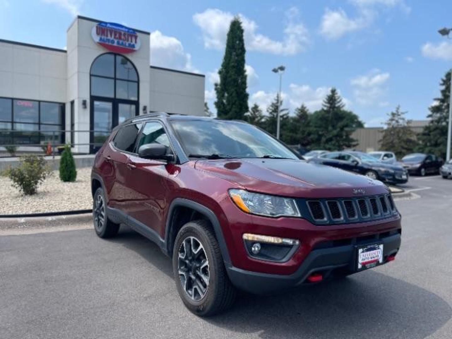 2021 Red Jeep Compass Trailhawk 4WD (3C4NJDDB3MT) with an 2.4L L4 DOHC 16V engine, 9-Speed Automatic transmission, located at 3301 W Hwy 13, Burnsville, MN, 55337, (952) 460-3200, 44.775333, -93.320808 - Photo#8