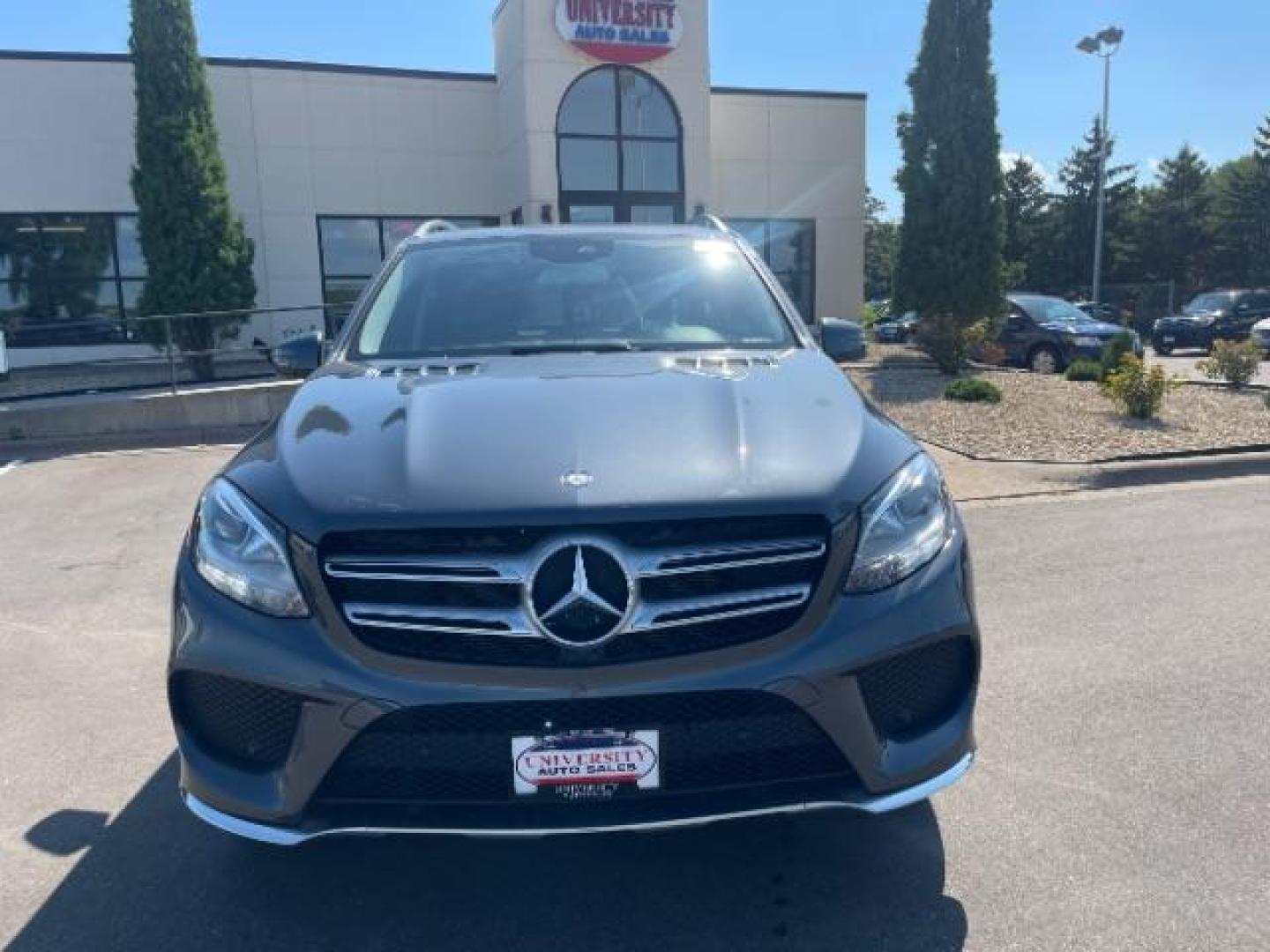 2016 Steel Grey Metallic Mercedes-Benz GLE-Class GLE350 (4JGDA5JB7GA) with an 3.5L V6 DOHC 24V engine, 7-Speed Automatic transmission, located at 745 S Robert St, St. Paul, MN, 55107, (651) 222-2991, 44.923389, -93.081215 - Photo#0