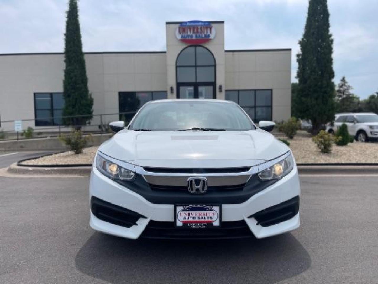 2016 Taffeta White Honda Civic LX Sedan CVT (19XFC2F58GE) with an 2.0L L4 DOHC 16V engine, Continuously Variable Transmission transmission, located at 745 S Robert St, St. Paul, MN, 55107, (651) 222-2991, 44.923389, -93.081215 - Photo#5