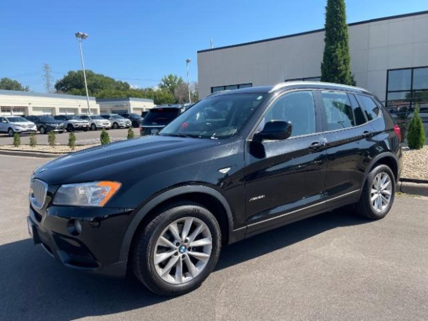 2014 Black Sapphire Metallic BMW X3 xDrive28i (5UXWX9C52E0) with an 2.0L L4 DOHC 16V engine, 8-Speed Automatic transmission, located at 3301 W Hwy 13, Burnsville, MN, 55337, (952) 460-3200, 44.775333, -93.320808 - Photo#1