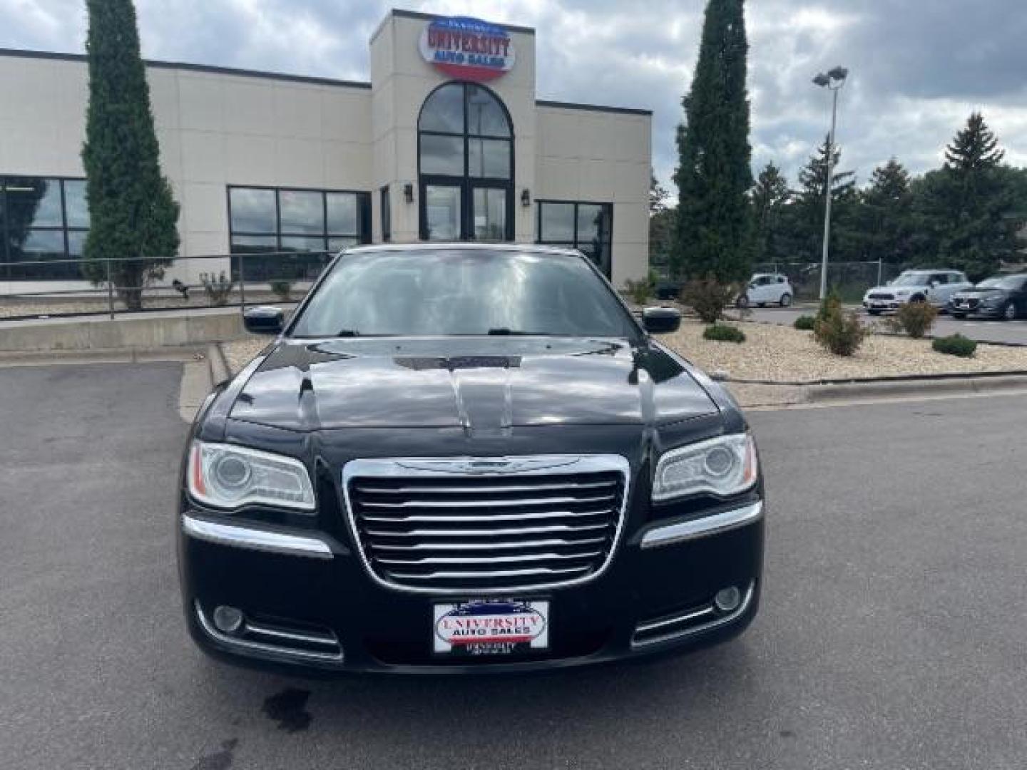 2014 Gloss Black Chrysler 300 RWD (2C3CCAAG2EH) with an 3.6L V6 SOHC 24V engine, 8-Speed Automatic transmission, located at 745 S Robert St, St. Paul, MN, 55107, (651) 222-2991, 44.923389, -93.081215 - Photo#0