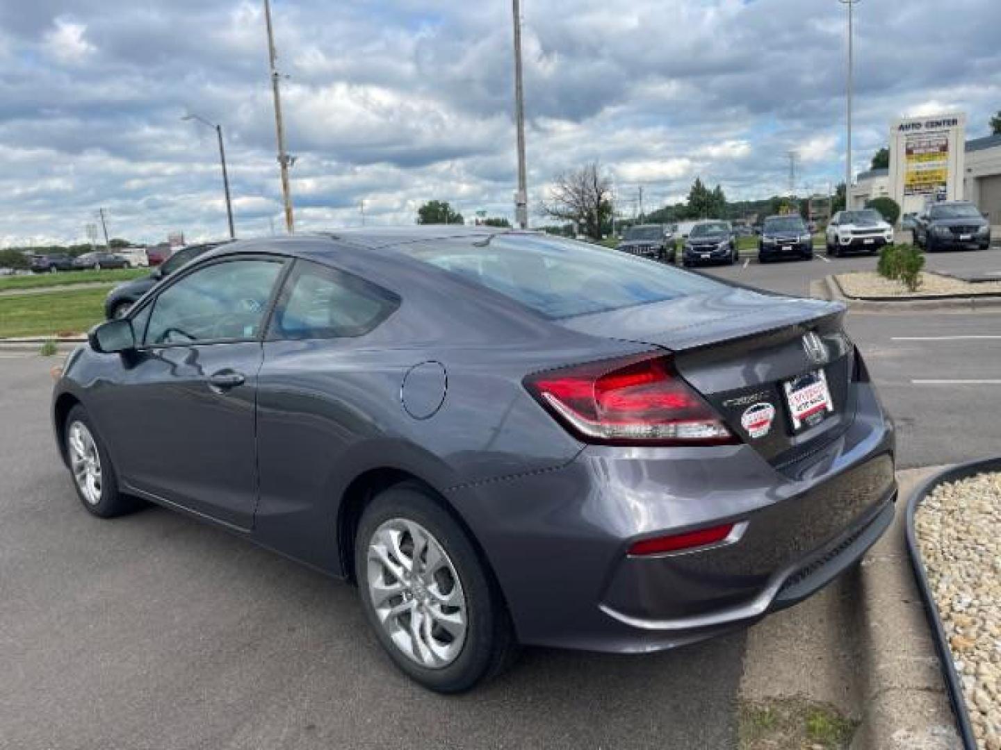 2015 Modern Steel Metallic Honda Civic LX Coupe CVT (2HGFG3B55FH) with an 1.8L L4 SOHC 16V engine, Continuously Variable Transmission transmission, located at 745 S Robert St, St. Paul, MN, 55107, (651) 222-2991, 44.923389, -93.081215 - Photo#7