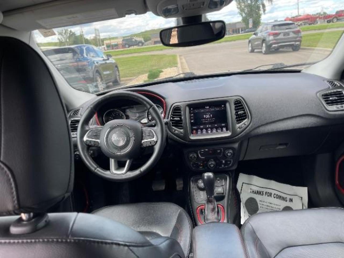 2018 White Clear Coat/Black Clear Coat Jeep Compass Trailhawk 4WD (3C4NJDDBXJT) with an 2.4L L4 DOHC 16V engine, 9-Speed Automatic transmission, located at 745 S Robert St, St. Paul, MN, 55107, (651) 222-2991, 44.923389, -93.081215 - Photo#16