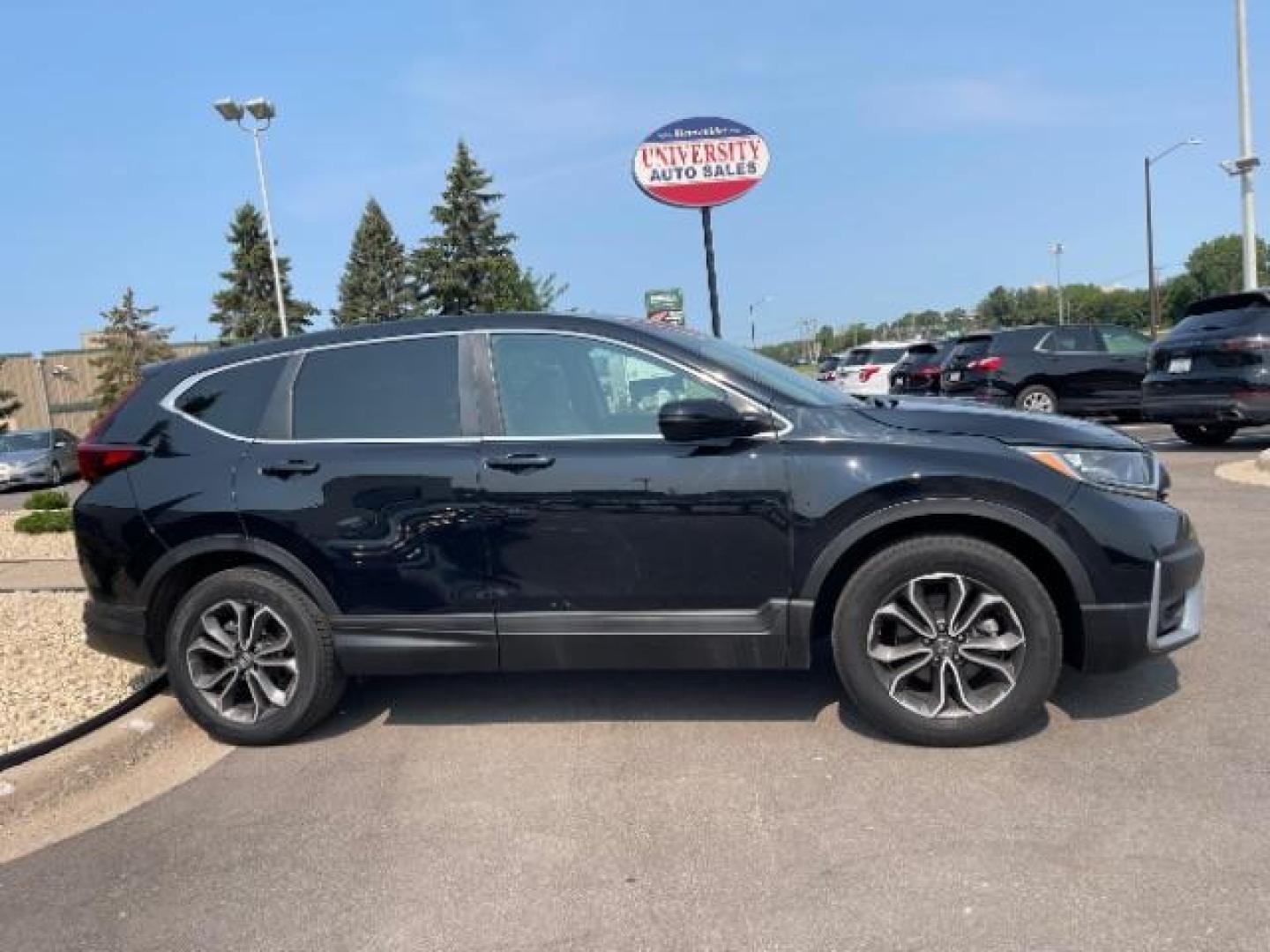 2020 Crystal Black Pearl Honda CR-V EX AWD (2HKRW2H54LH) with an 1.5L L4 16V DOHC TURBO engine, Continuously Variable Transmission transmission, located at 3301 W Hwy 13, Burnsville, MN, 55337, (952) 460-3200, 44.775333, -93.320808 - Photo#2