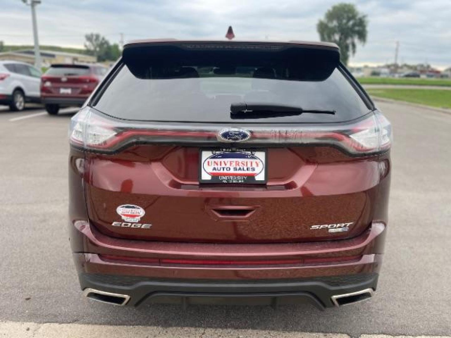 2015 Bronze Fire Metallic Tinted Clearcoat Ford Edge Sport AWD (2FMTK4AP9FB) with an 2.7L V6 DOCH 24V engine, 6-Speed Automatic transmission, located at 3301 W Hwy 13, Burnsville, MN, 55337, (952) 460-3200, 44.775333, -93.320808 - Photo#2