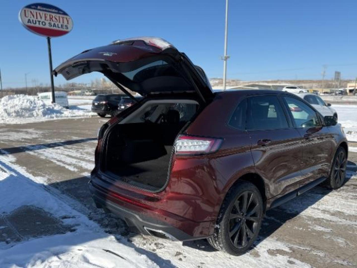 2015 Bronze Fire Metallic Ford Edge Sport AWD (2FMTK4AP9FB) with an 2.7L V6 DOCH 24V engine, 6-Speed Automatic transmission, located at 3301 W Hwy 13, Burnsville, MN, 55337, (952) 460-3200, 44.775333, -93.320808 - Photo#3