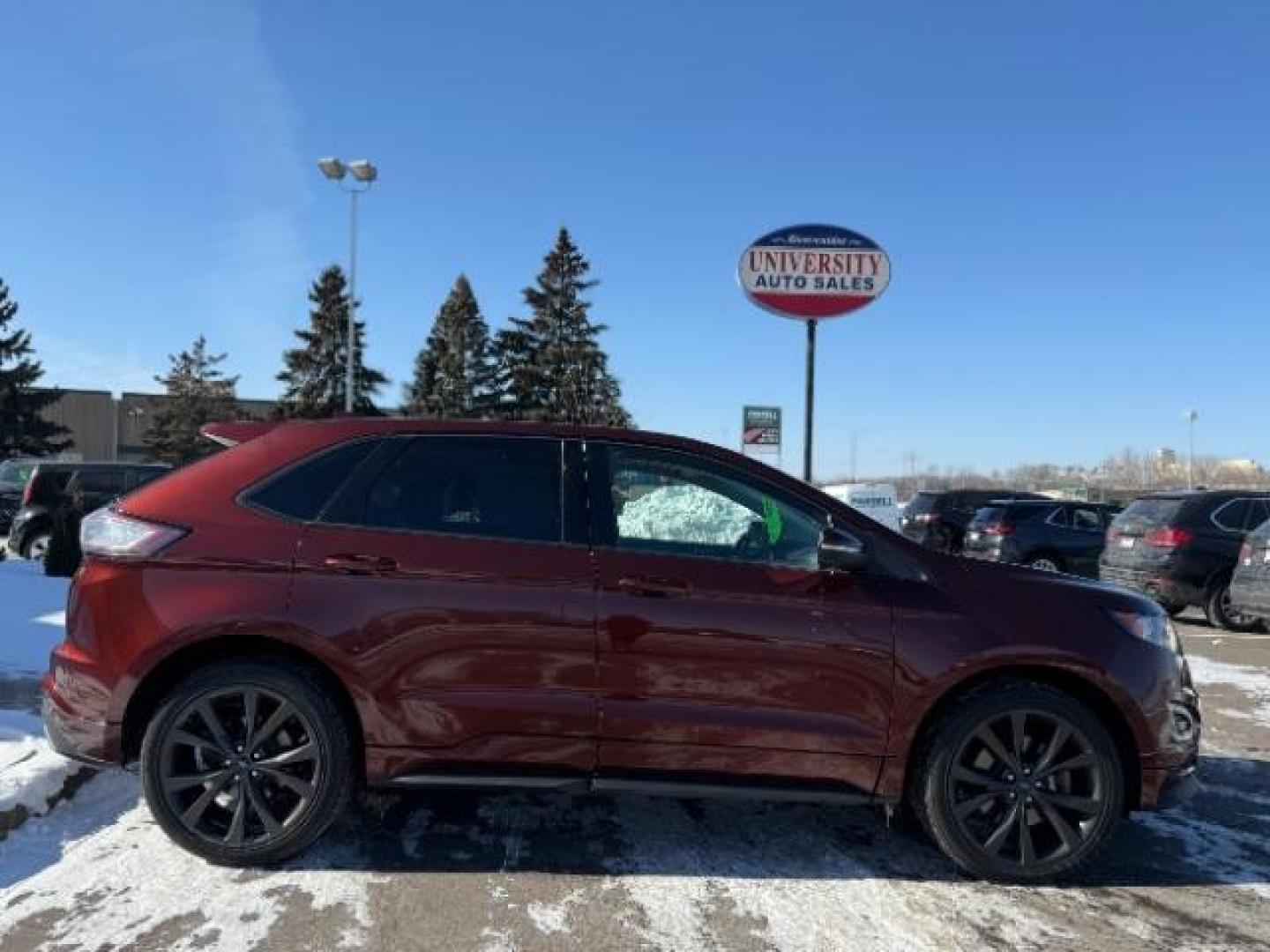 2015 Bronze Fire Metallic Ford Edge Sport AWD (2FMTK4AP9FB) with an 2.7L V6 DOCH 24V engine, 6-Speed Automatic transmission, located at 3301 W Hwy 13, Burnsville, MN, 55337, (952) 460-3200, 44.775333, -93.320808 - Photo#7