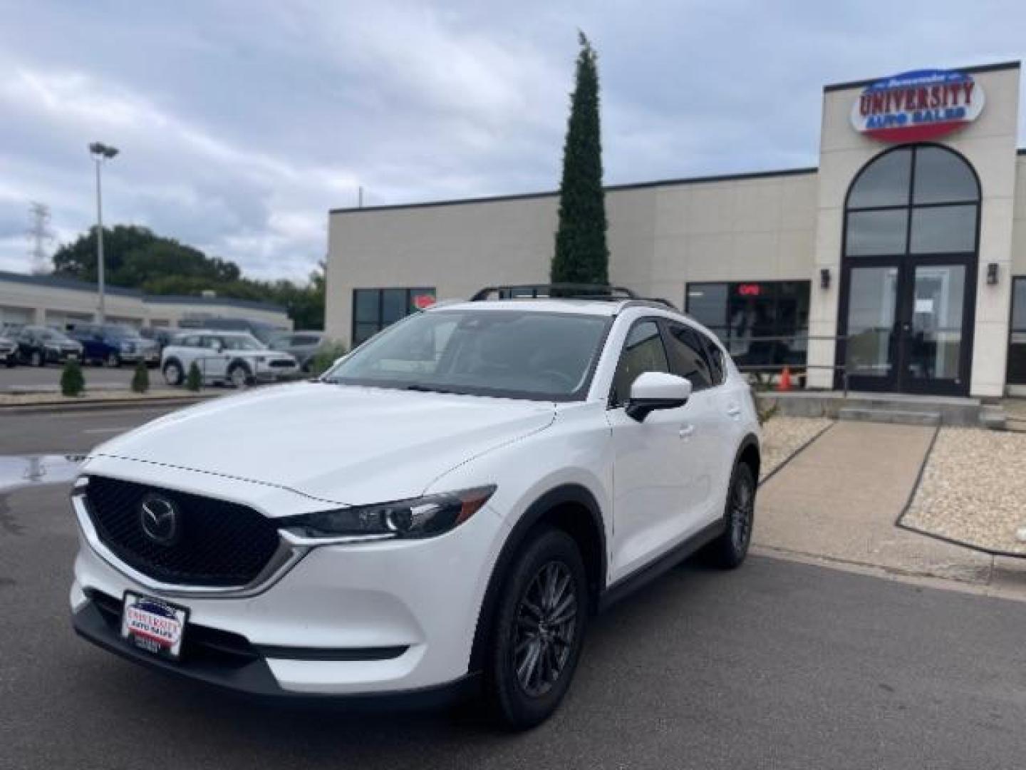 2019 Snowflake White Pearl Mica Mazda CX-5 Touring AWD (JM3KFBCM1K1) with an 2.5L L4 DOHC 16V engine, 6-Speed Automatic transmission, located at 745 S Robert St, St. Paul, MN, 55107, (651) 222-2991, 44.923389, -93.081215 - Photo#2