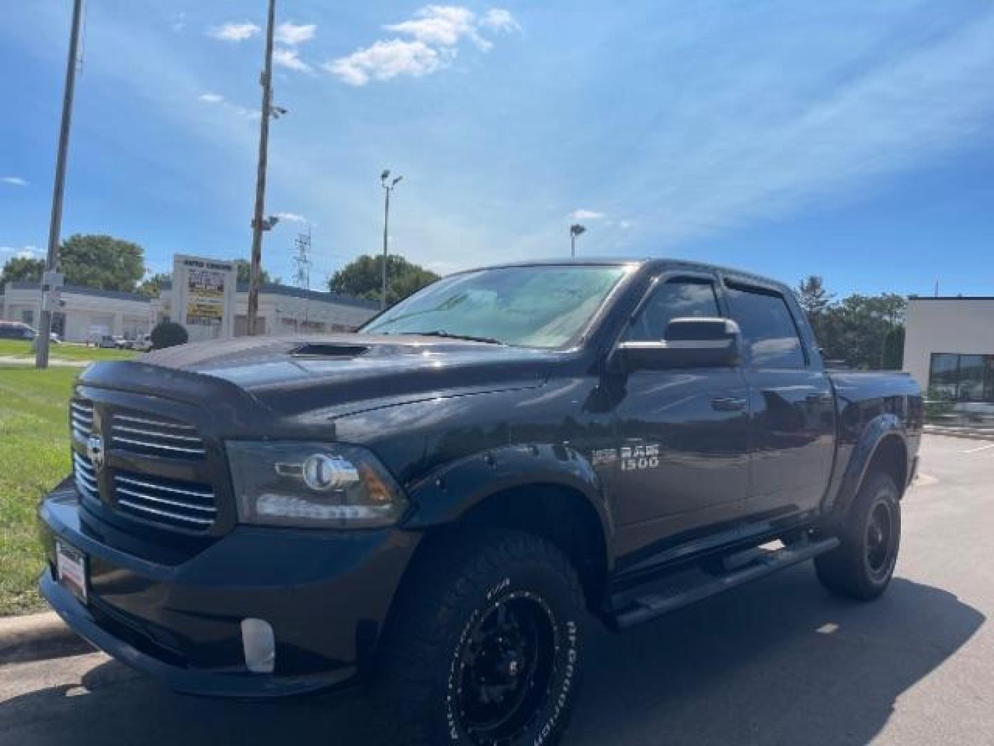 2014 Black Clearcoat RAM 1500 Sport Crew Cab SWB 4WD (1C6RR7MT6ES) with an 5.7L V8 OHV 16V engine, 8-Speed Automatic transmission, located at 3301 W Hwy 13, Burnsville, MN, 55337, (952) 460-3200, 44.775333, -93.320808 - Photo#27