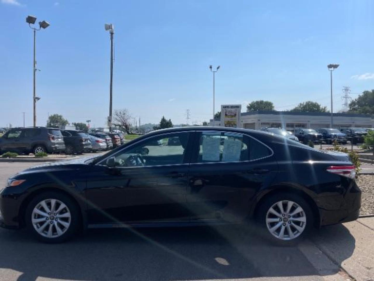 2020 Midnight Black Metallic Toyota Camry LE (4T1C11AK8LU) with an 2.5L L4 DOHC 16V engine, 8-Speed Automatic transmission, located at 745 S Robert St, St. Paul, MN, 55107, (651) 222-2991, 44.923389, -93.081215 - Photo#15