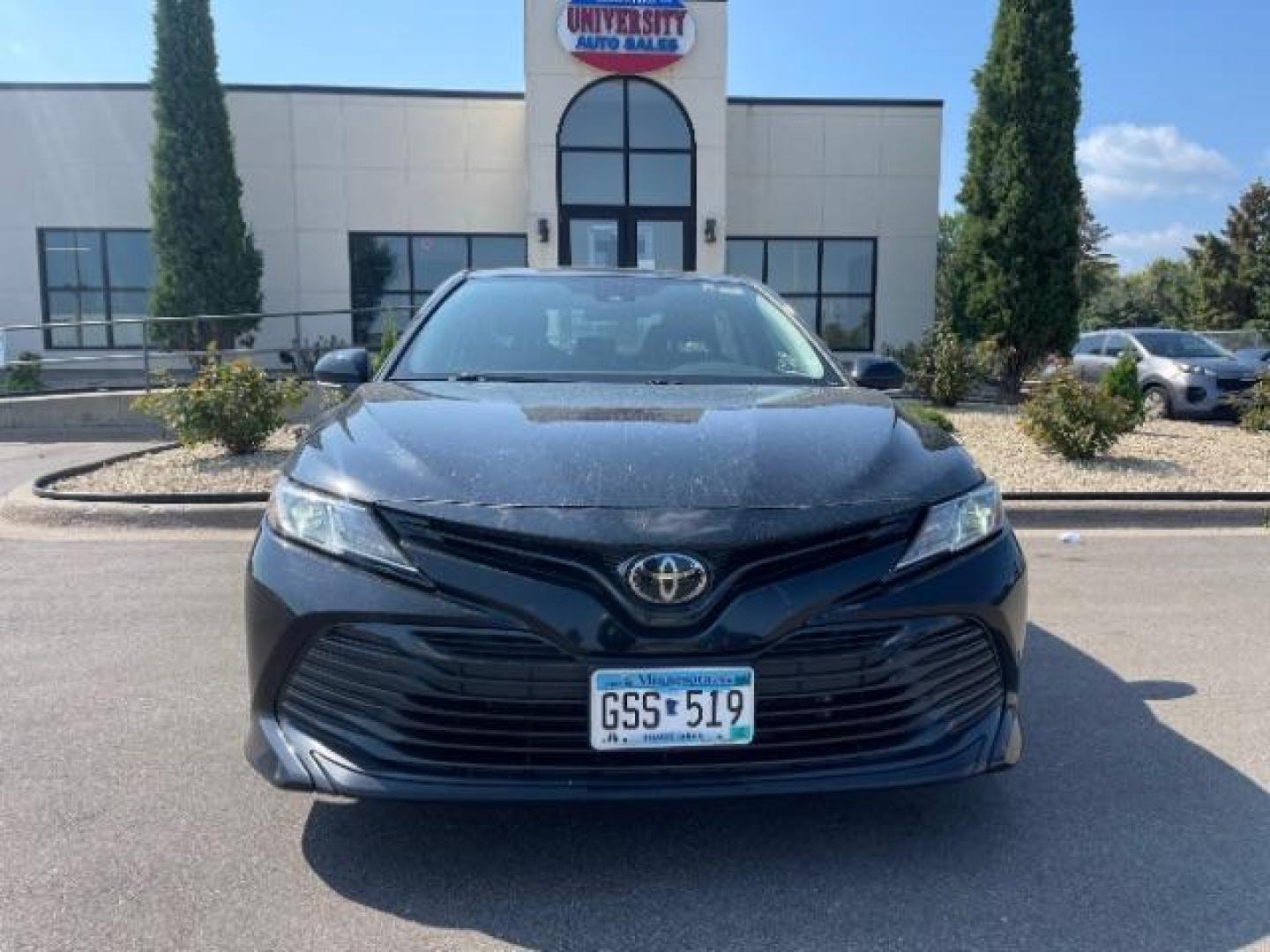 2020 Midnight Black Metallic Toyota Camry LE (4T1C11AK8LU) with an 2.5L L4 DOHC 16V engine, 8-Speed Automatic transmission, located at 745 S Robert St, St. Paul, MN, 55107, (651) 222-2991, 44.923389, -93.081215 - Photo#17