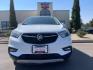 2018 Summit White/Black Carbon Metallic Buick Encore Preferred II FWD (KL4CJBSBXJB) with an 1.4L L4 DOHC 16V TURBO engine, 6-Speed Automatic transmission, located at 745 S Robert St, St. Paul, MN, 55107, (651) 222-2991, 44.923389, -93.081215 - Photo#1