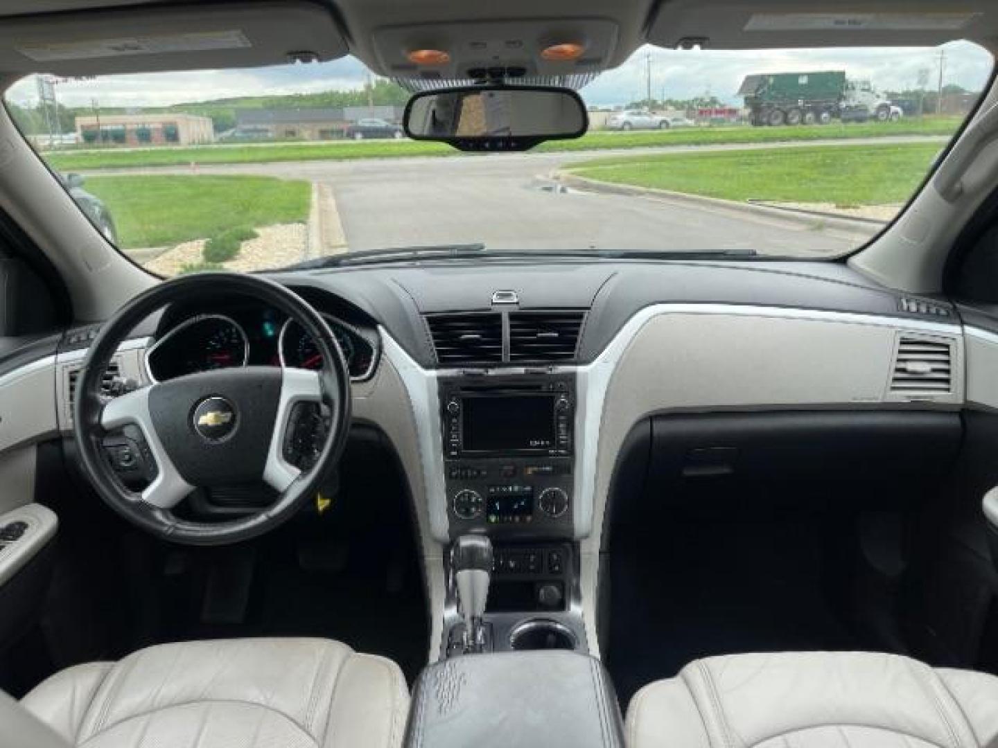 2012 Black Granite Metallic Chevrolet Traverse LTZ FWD (1GNKRLED8CJ) with an 3.6L V6 DOHC 24V engine, 6-Speed Automatic transmission, located at 745 S Robert St, St. Paul, MN, 55107, (651) 222-2991, 44.923389, -93.081215 - Photo#13