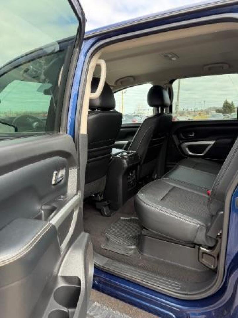 2017 Deep Blue Pearl Nissan Titan PRO-4X Crew Cab 4WD (1N6AA1E58HN) with an 5.6L V8 DOHC 32V engine, 6-Speed Automatic transmission, located at 3301 W Hwy 13, Burnsville, MN, 55337, (952) 460-3200, 44.775333, -93.320808 - Photo#11