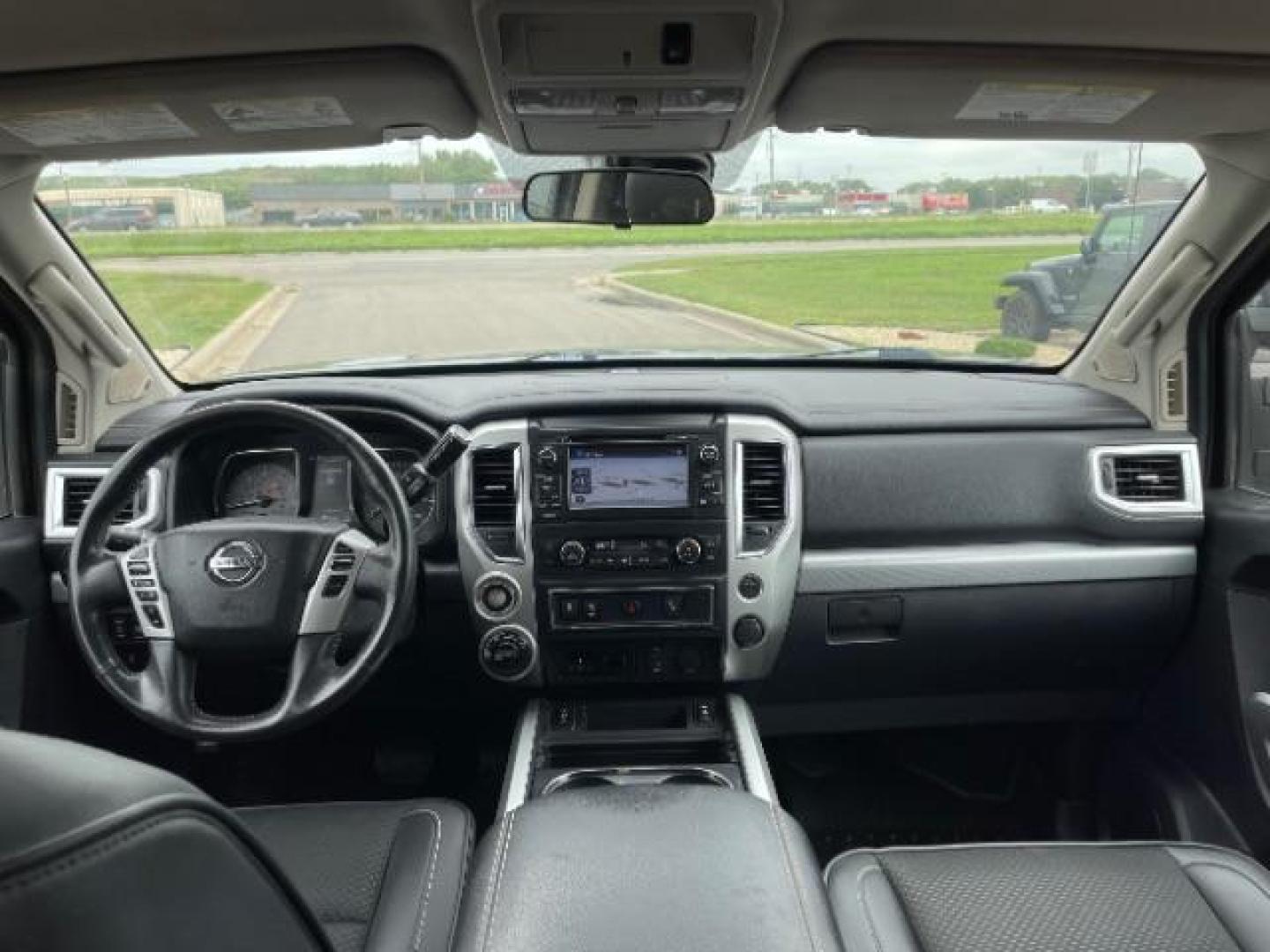 2017 Deep Blue Pearl Nissan Titan PRO-4X Crew Cab 4WD (1N6AA1E58HN) with an 5.6L V8 DOHC 32V engine, 6-Speed Automatic transmission, located at 745 S Robert St, St. Paul, MN, 55107, (651) 222-2991, 44.923389, -93.081215 - Photo#19