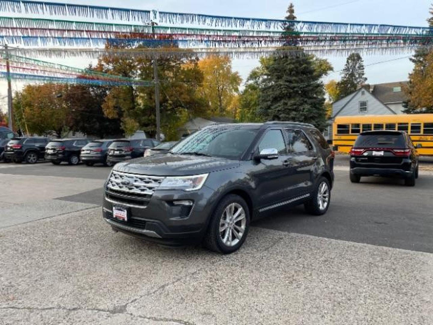 2019 Magnetic Metallic Ford Explorer XLT FWD (1FM5K7D83KG) with an 3.5L V6 DOHC 24V engine, 6-Speed Automatic transmission, located at 745 S Robert St, St. Paul, MN, 55107, (651) 222-2991, 44.923389, -93.081215 - Photo#0