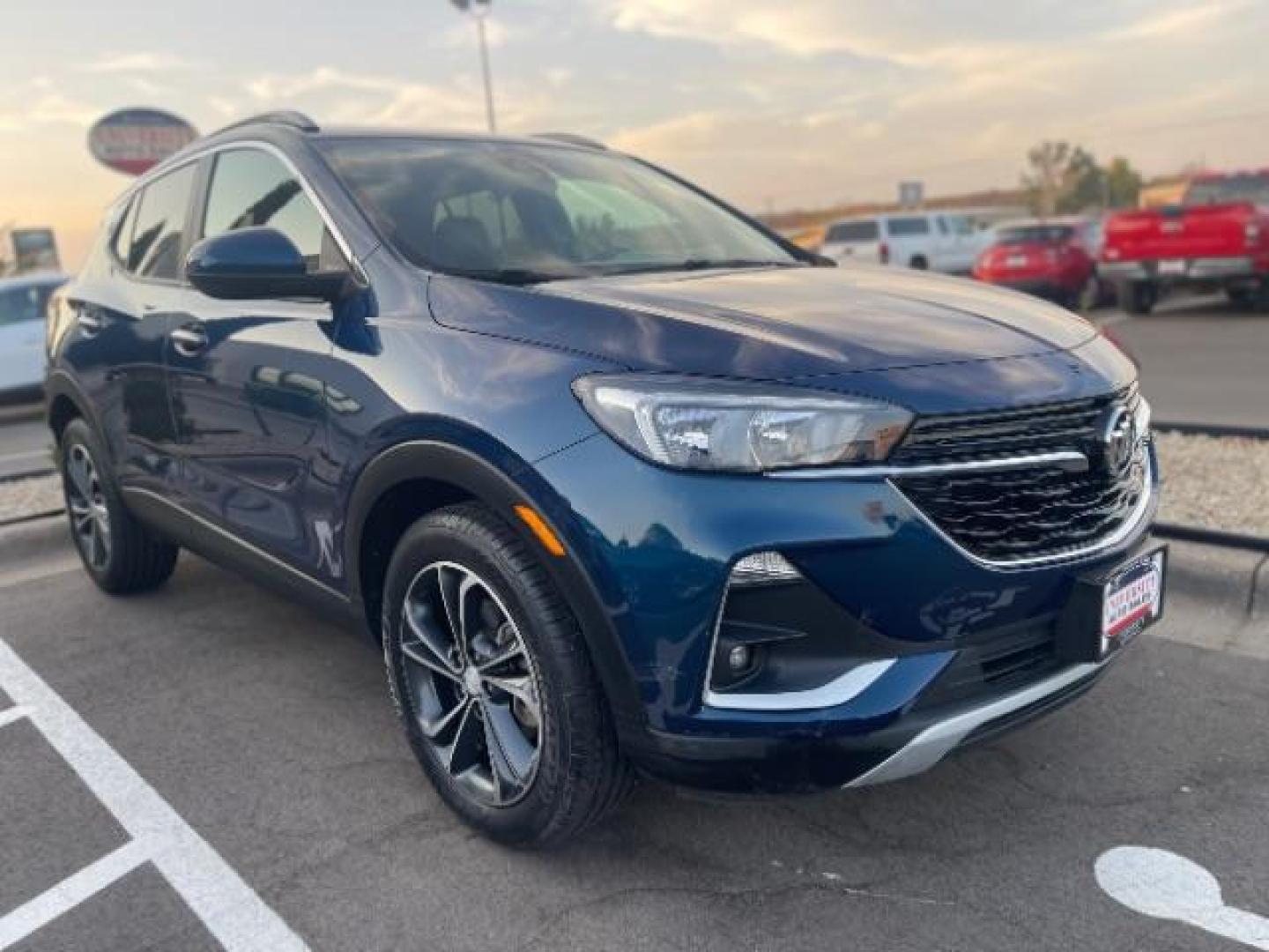 2020 Dark Moon Blue Metallic Buick Encore GX Select (KL4MMDS29LB) with an 1.2L L3 TURBO engine, Continuously Variable Transmission transmission, located at 3301 W Hwy 13, Burnsville, MN, 55337, (952) 460-3200, 44.775333, -93.320808 - Photo#0