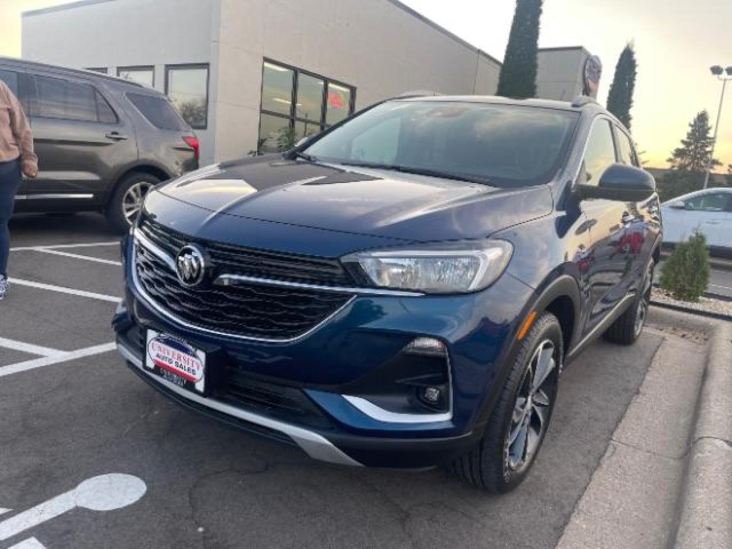 2020 Dark Moon Blue Metallic Buick Encore GX Select (KL4MMDS29LB) with an 1.2L L3 TURBO engine, Continuously Variable Transmission transmission, located at 3301 W Hwy 13, Burnsville, MN, 55337, (952) 460-3200, 44.775333, -93.320808 - Photo#2