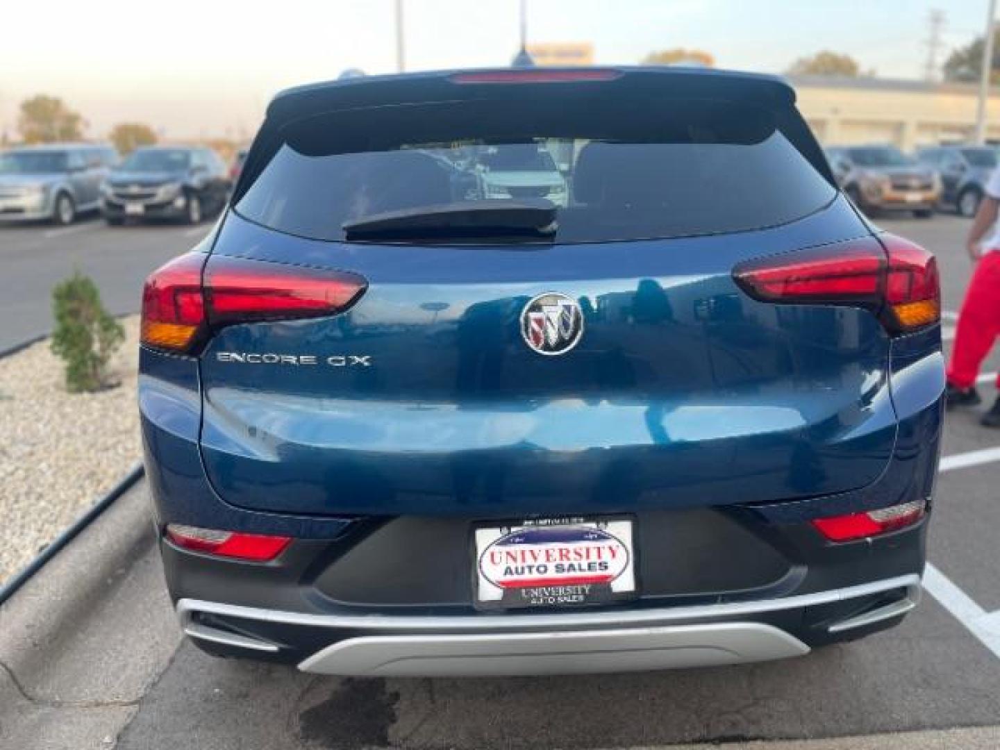 2020 Dark Moon Blue Metallic Buick Encore GX Select (KL4MMDS29LB) with an 1.2L L3 TURBO engine, Continuously Variable Transmission transmission, located at 3301 W Hwy 13, Burnsville, MN, 55337, (952) 460-3200, 44.775333, -93.320808 - Photo#4