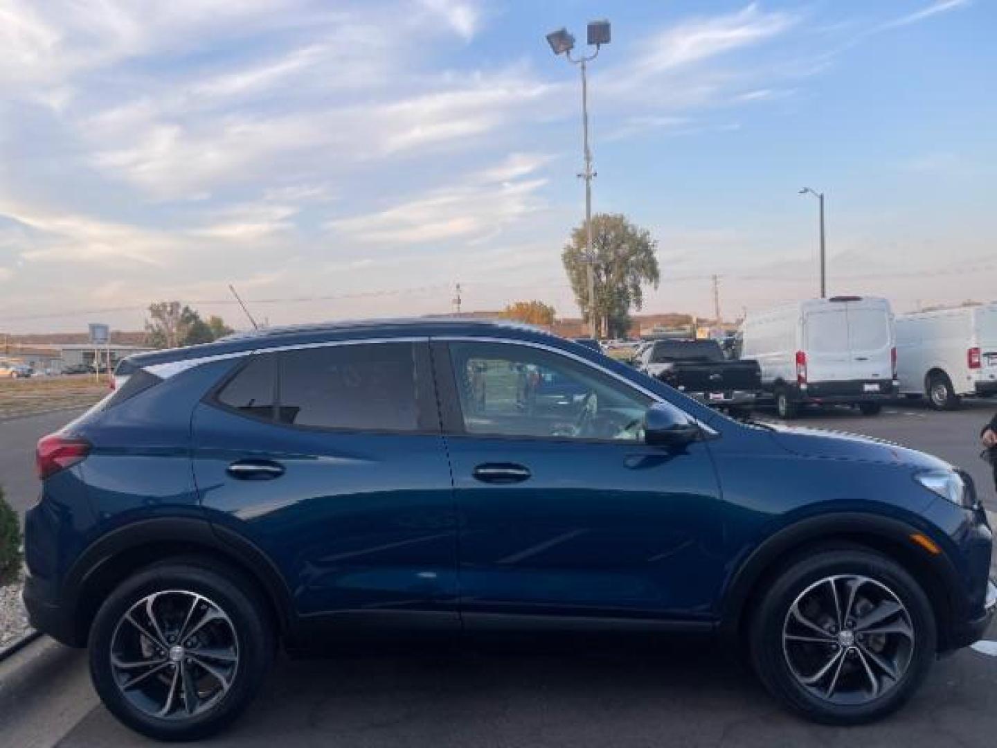 2020 Dark Moon Blue Metallic Buick Encore GX Select (KL4MMDS29LB) with an 1.2L L3 TURBO engine, Continuously Variable Transmission transmission, located at 3301 W Hwy 13, Burnsville, MN, 55337, (952) 460-3200, 44.775333, -93.320808 - Photo#5